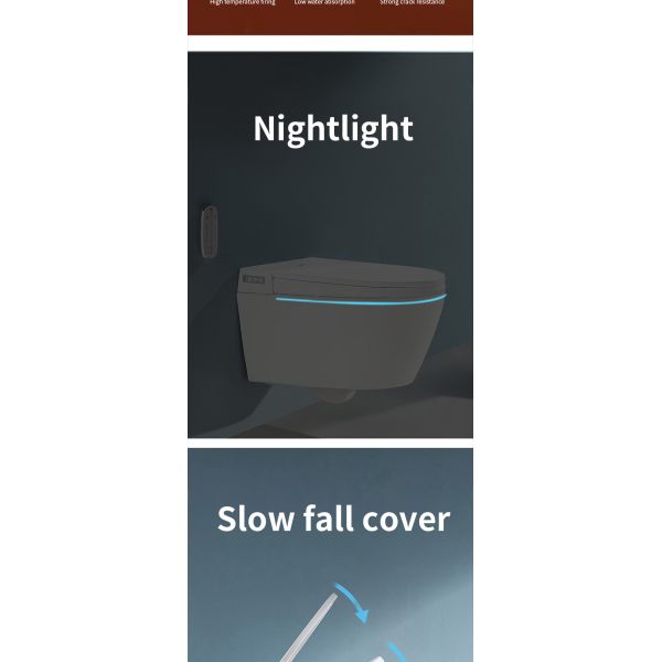 ARROW One Piece Wall-Mounted Smart Toilet with P-Trap and Intelligent Bidet Features