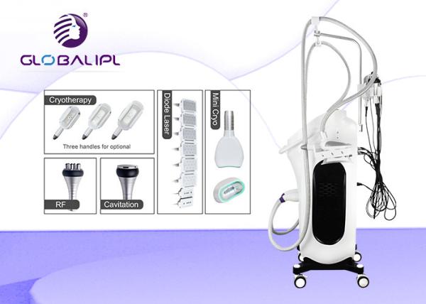 RF Diode Laser Cryolipolysis Machine 4 In 1 Body Slimming Machine For Salon