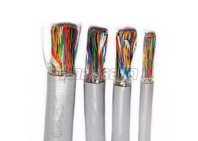 O cabo de telefone 10 de 24AWG 0,50 CCA UTP Cat3 emparelha o revestimento de PVC