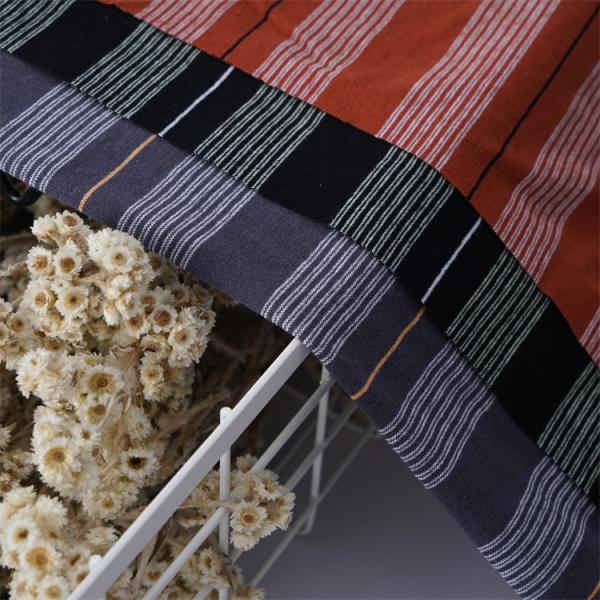 Soft Delicate Natural Comfortable Striped Knit Fabric For Jersey