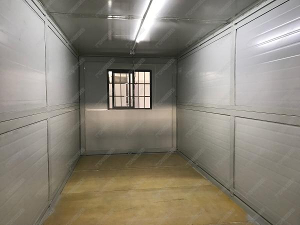 Warehouse Steel Folding Container House Fireproof With Q235 / Q345 Light Steel Frame