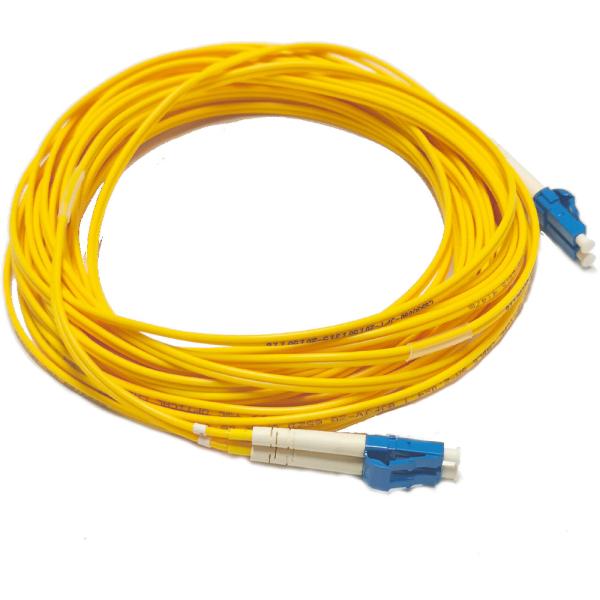 Fiber Patch Cord Jump Cable LC UPC To LC UPC SM 9/125 DX 2mm 10m