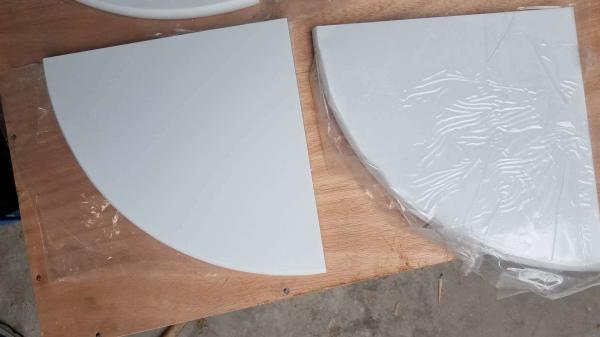 Pure White Marble Soap Dish , Marble Soap Holder For Bathroom Shower Panels