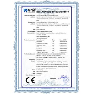 Zhongchuang Medical Group Co., Ltd, Certifications