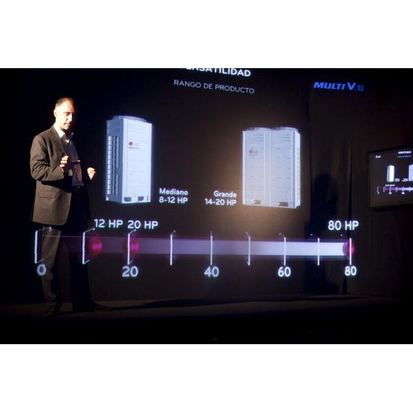 Взаимодействующий дисплей 5x30m 95um 160° 3D голографический