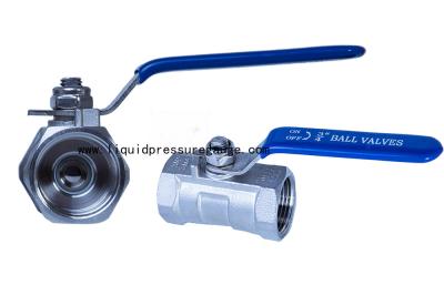 Industrial Instrument Manifold Valve 800psi 1PC Floating Ball Valve Standard Port