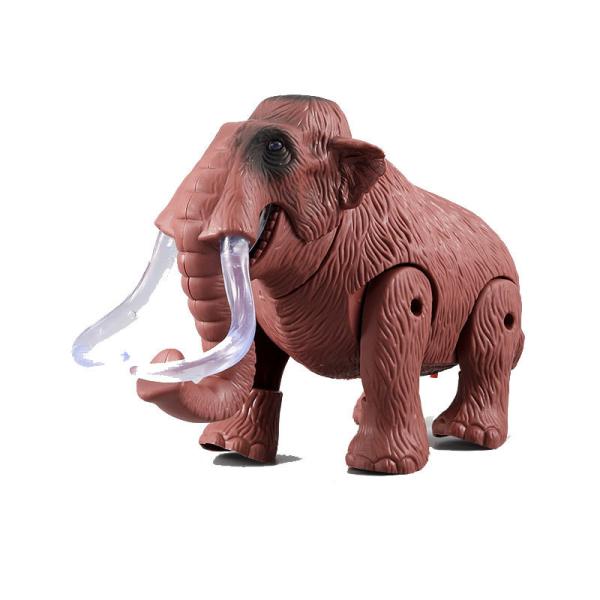 Finished Goods Children's Electric Toy Simulation Mammoth with Lights and Sounds
