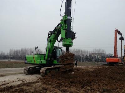 50 KN.M Max Torque KR50A Micro Rotary Piling Rig for 24m Piling Bored Hole Equipment