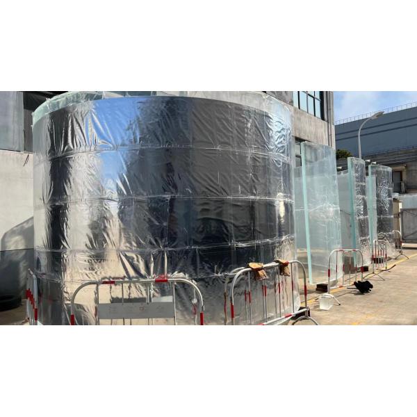 Прозрачный прозрачный бесконечный акриловый стенный наружный полиэстерный бассейн для семейного развлечения