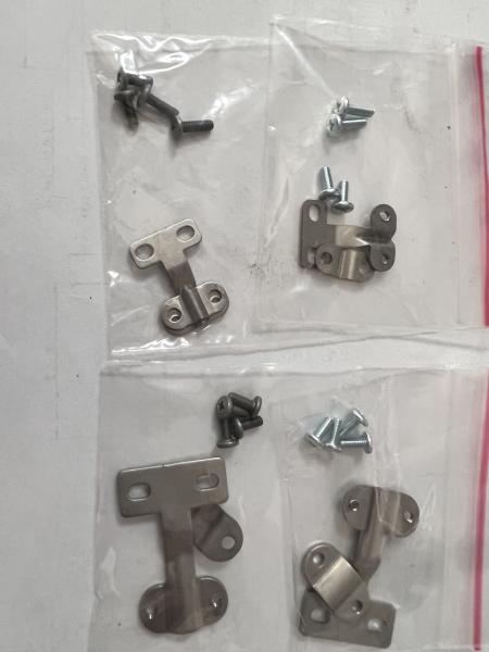 Stainless Steel Mounting Clips – Heavy-Duty Fastening Brackets for Panels, Cabinets, and Equipment, Surface Mount Clamps with Screws