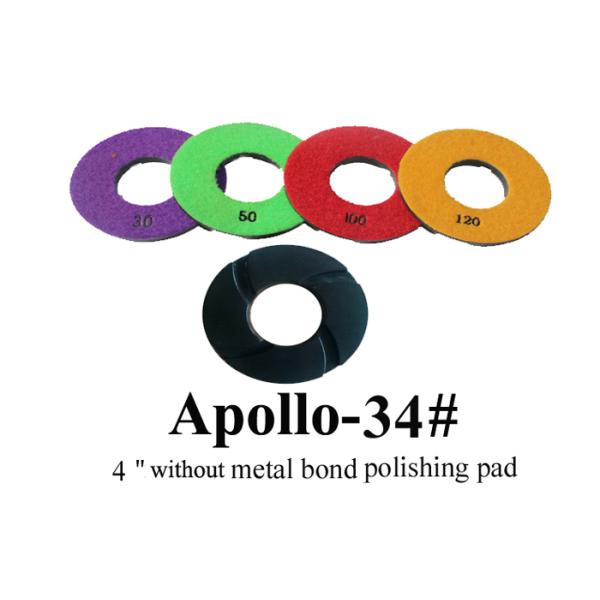 Protections de polonais abrasives de résine du diamant 400# pour le béton/ciment au Brésil