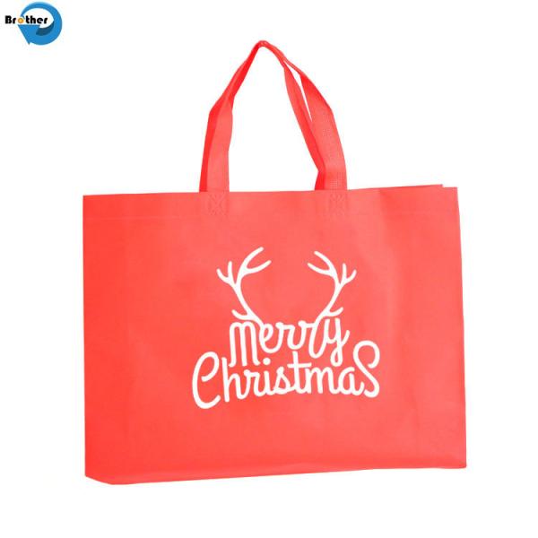 Promotional PP Non-Woven Printed Tote Shopping Bag Wholesale/Printable Reusable Non Woven Shopping Bags with Logo