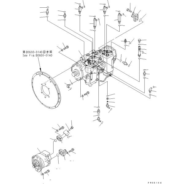 720-2M-00130 720-2M-01130 Для D37EX-23 D37PX-23 D39EX-23 D39PX-23 Бульдозер Гидравлический главный поршневый насос HST PUMP
