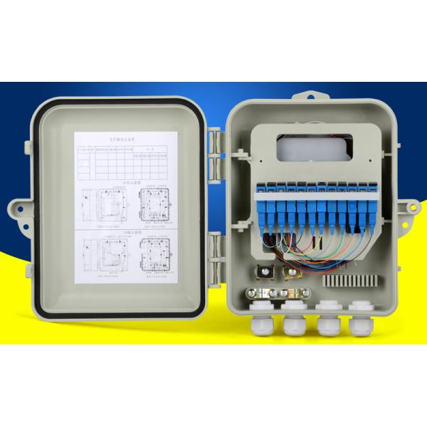 Держатель ККО поляка коробки оптического волокна 12 портов ядров 4 терминальный полностью нагруженный - ФСС -12