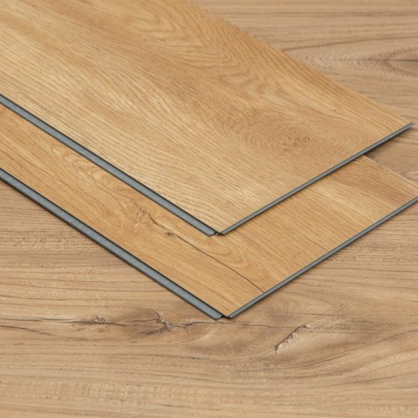 Rigid Core Commercial Floor Covering Environmental Friendly Wood Graing Effect