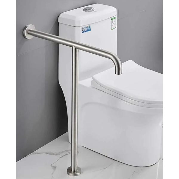 T Shaped Stainless Steel Grab Bar With Mirror Polishing Brushed Nickel Color