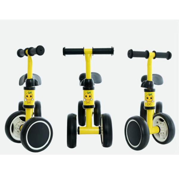 Metal Balance Bike Non Pedal Bicycle for Children's Stroller Handcart Push Age 0-3M