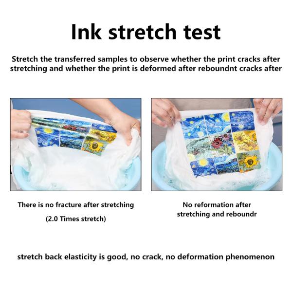 1000ML Dtfプリンター 遮断ノズルなし Dtf 色のインク CMYK+W 環境に優しい