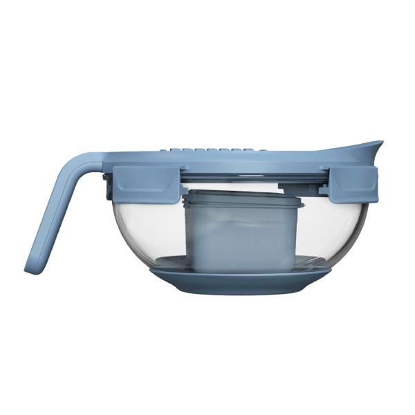Multifunction Borosilicate Glass Salad Bowl