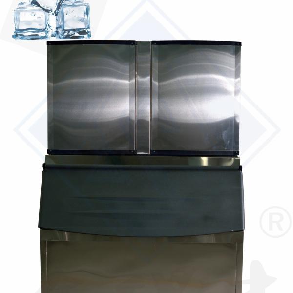 Industrial Ice Cube Machine Maker 60kg Stand Power Supply 380V/220V 4.5KW Input