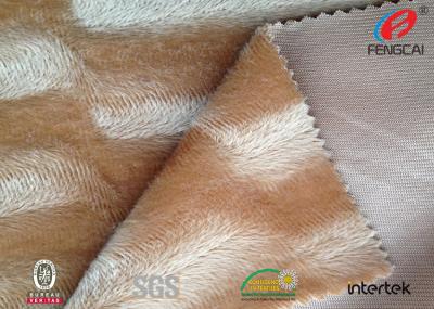 Custom Design Crushed Velvet Sofa Fabric , Short Plush Velvet Upholstery Fabric