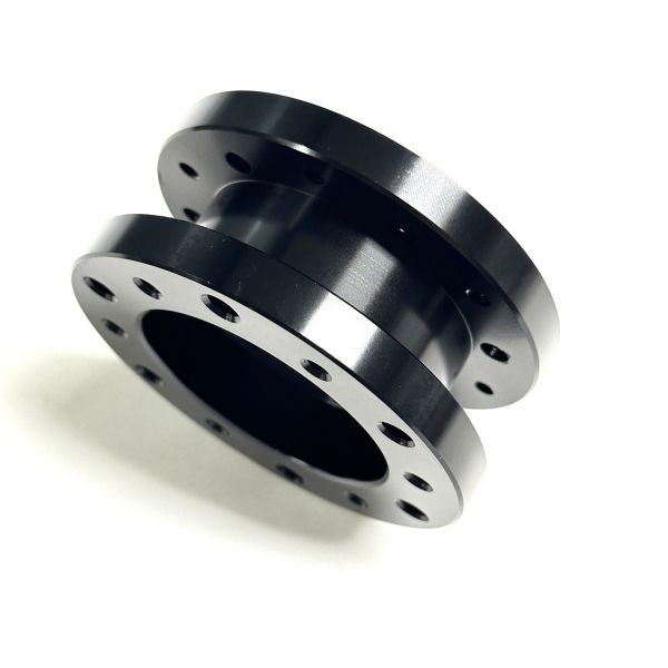6061 Aluminum Alloy Racing Steering Wheel Extension Hub Spacers Black 6 Bolt OEM