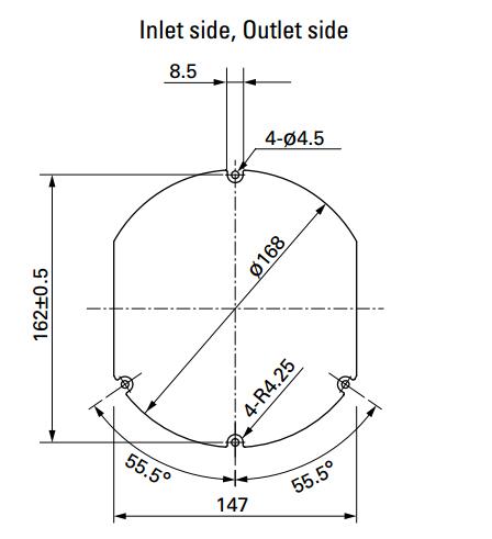 High Air Flow DC Axial Fans High Speed Cooler Ball / Sleeve Bearing 2.8A Rated Current