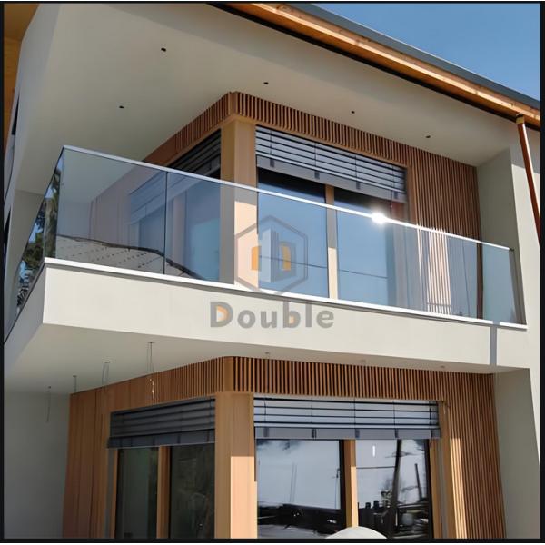 12mm Thermally Toughened Glass Balcony Railing ISO Certified