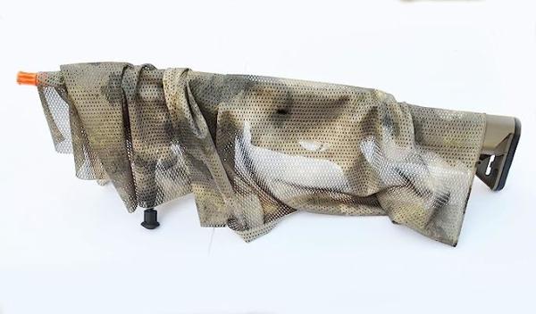 Camouflage Scarves, Sniper Veil Camo Mesh Material Hunting Shemagh Scarf Balaclava Head Neck Cover