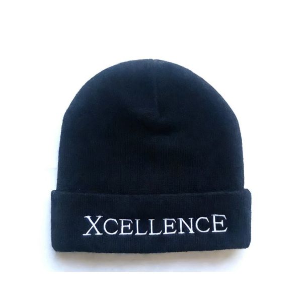 Solid color acrylic hat beanie thick winter style embroidery logo unisex design suitable for men women OEM ODM available