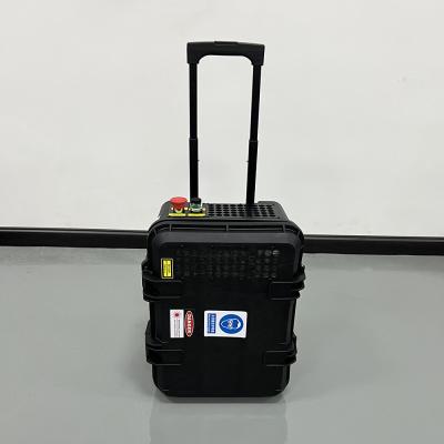 200W Luggage Pulse Laser Cleaning Machine Portable Metal Laser Rust Removal Machine Pulse Laser Cleaning Machine