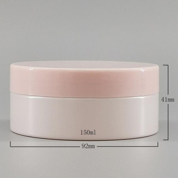 tampão de parafuso cor-de-rosa cosmético branco do frasco 89mm do gel de cabelo do ANIMAL DE ESTIMAÇÃO 150ml