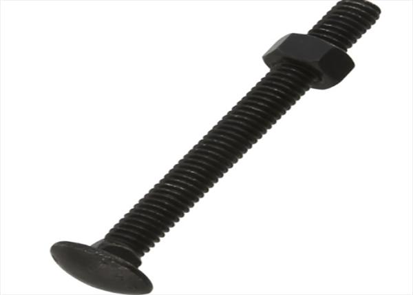 M12 Aluminum 6061 6063  7075-T6 METAL BOLT Carriage Bolt Hard Anodized Black