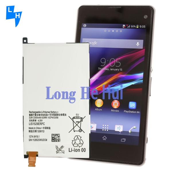3000mAh High Capacity Battery for Sony Xperia Z1 Compact Z1c M51W/G312 Mobile Phone