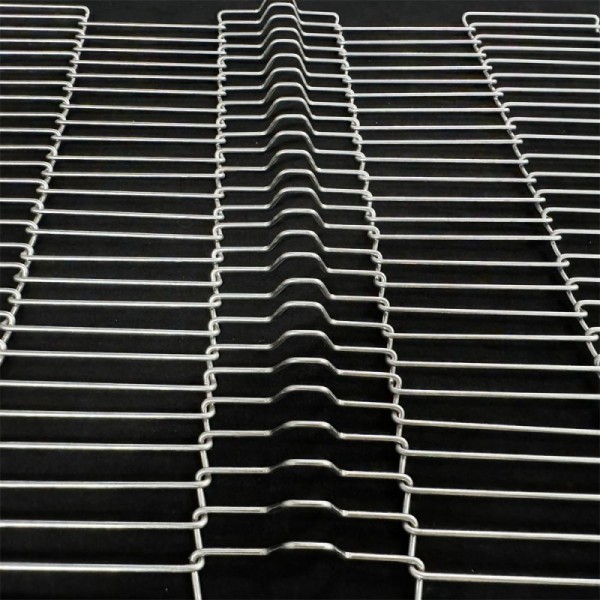 Stainless Steel Ladder Wire Mesh Conveyor Belt Chocolate Enrobing Chain Link for Oven Baking