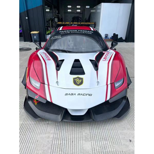 Ferrari 488 Body Kit 488 EVO Style Front Bumper Chin Lip Spoiler