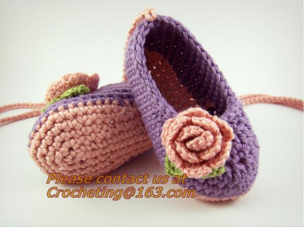 Crochet Baby, Booties, Socks Knitted, Newborn Loafers Shoes Plain Infant Slippers Footwea