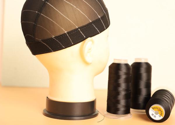 High Tenacity Wig And Crochet Hair Sewing Thread 150d Black Polyester