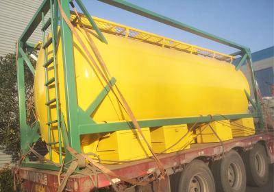 52 ISO amarelo do T1 do transporte de recipiente do tanque de CBM 40ft para o vinho