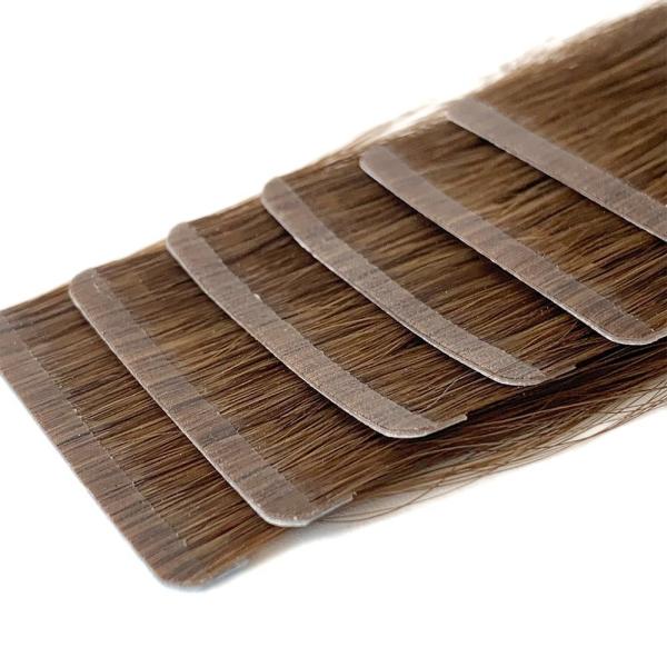 Seamless Invisible Virgin Hair Tape in Extensions Russian Genius Weft Hair Extensions US