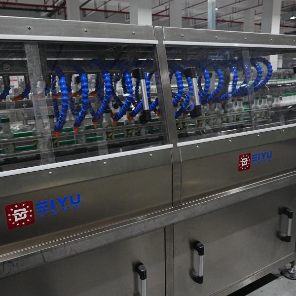 Clip On PET Glass Bottle Washing Cleaner Machine Rinser 3kW