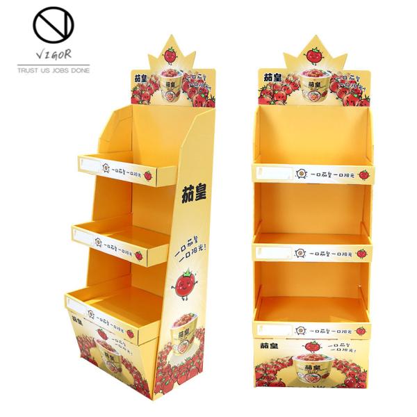 Customized Advertising Hot Wheels Cardboard Display Stand with Eco-friendly Design