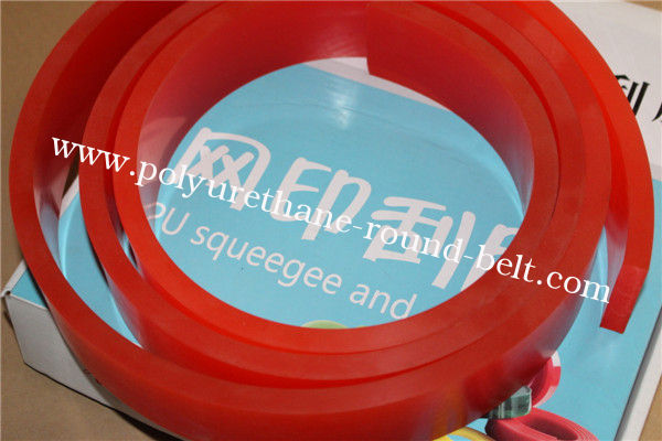 Da tinta solvente vermelha do rodo de borracha da impressão da tela da borracha de goma resistência solvente