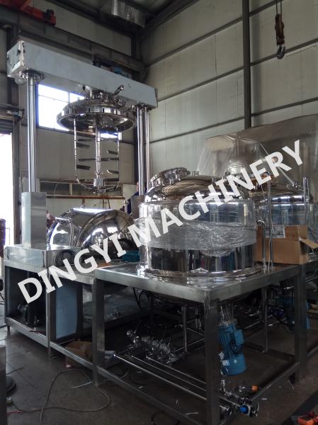 PLC Control Ointment Industrial Planetary Mixer 7.5Kw Slow Mixer Motor 220V / 380V