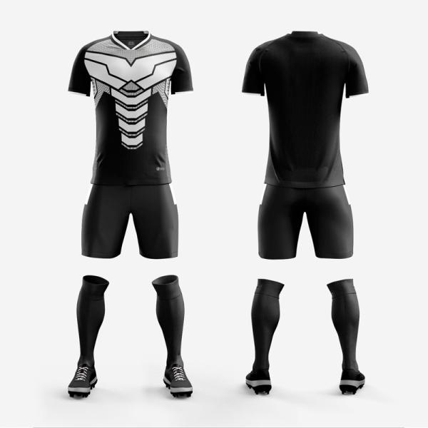 ODM Youth Soccer Shirts Jerseys Uniform Kits Portable Washable