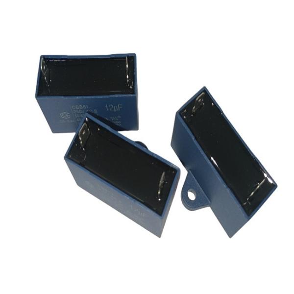 CBB61 250V 12mfd S3 Air Conditioner Fan Capacitor With Plastic Triangle With Location Hole