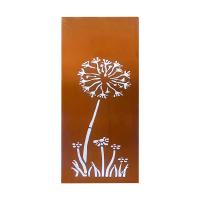 Laser Cut Balcony Corten Steel Screens Outdoor For Privacy Metal Fence