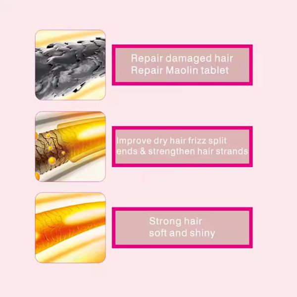 Acondicionador Hidratante Nutrición profunda suave Etiqueta privada Aceite de coco orgánico natural