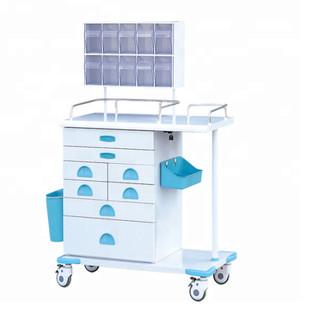 Equipamento de múltiplos propósitos destacável do trole da anestesia com o trole médico do molho da roda silenciosa