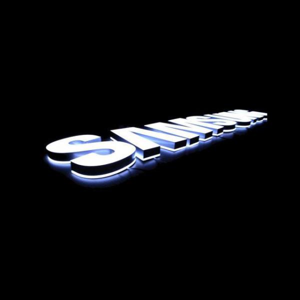 outdoor hanging signage letters acrylic letter sign board led backlit sign